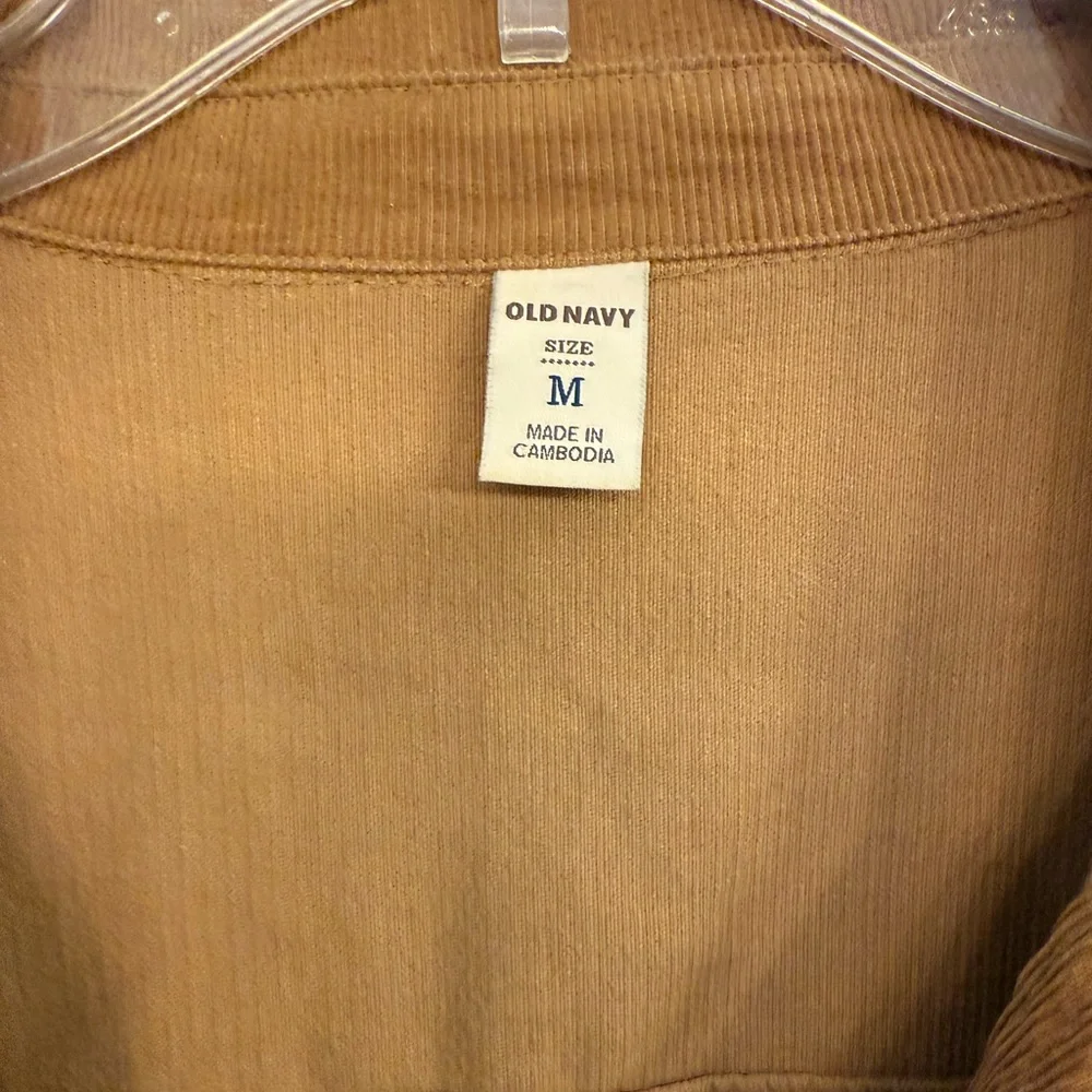 Old Navy Tan Corduroy Jacket - Picture 4 of 4